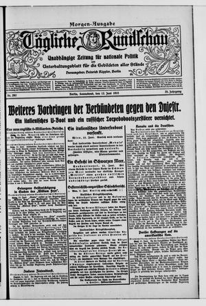 Tägliche Rundschau vom 12.06.1915