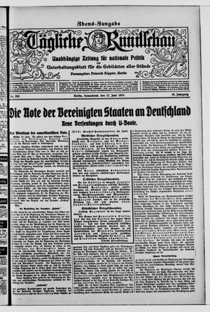 Tägliche Rundschau vom 12.06.1915