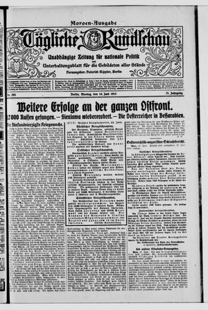 Tägliche Rundschau vom 14.06.1915