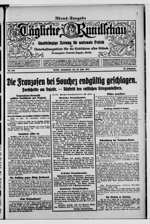 Tägliche Rundschau vom 26.06.1915