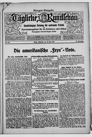 Tägliche Rundschau vom 30.06.1915