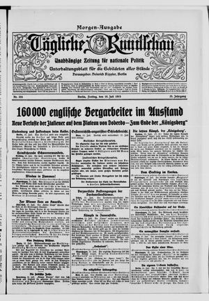 Tägliche Rundschau vom 16.07.1915