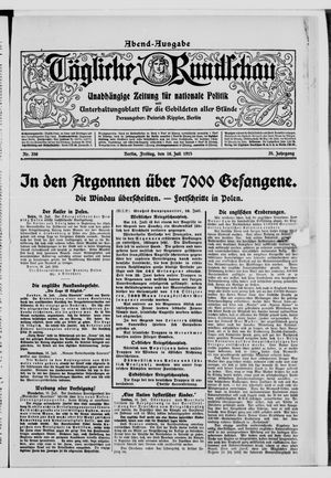 Tägliche Rundschau vom 16.07.1915