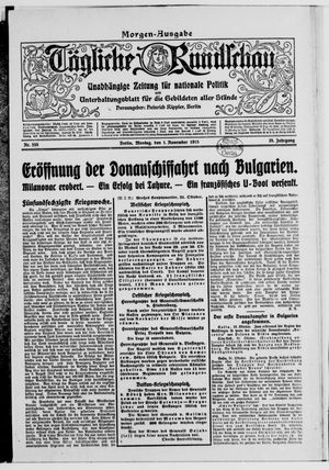 Tägliche Rundschau vom 01.11.1915