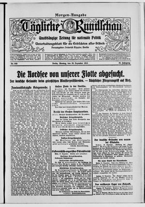 Tägliche Rundschau vom 20.12.1915