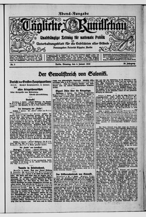Tägliche Rundschau on Jan 4, 1916
