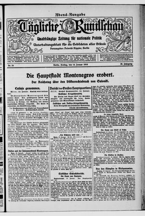 Tägliche Rundschau vom 14.01.1916