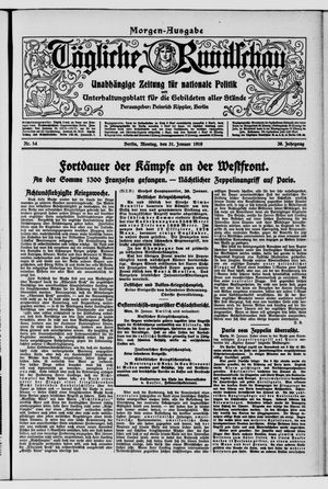 Tägliche Rundschau vom 31.01.1916