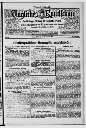 Tägliche Rundschau vom 02.02.1916