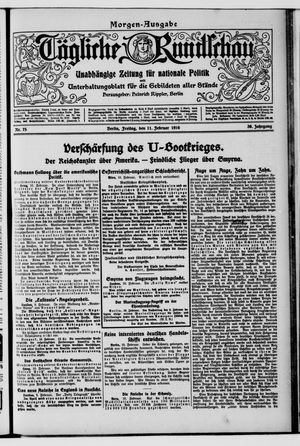 Tägliche Rundschau vom 11.02.1916