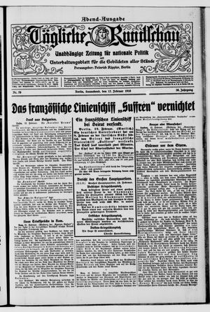 Tägliche Rundschau vom 12.02.1916