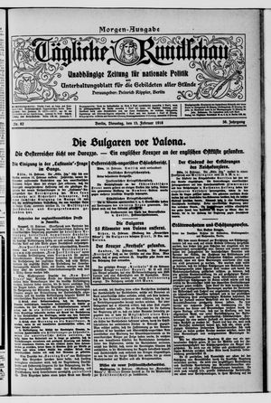 Tägliche Rundschau vom 15.02.1916