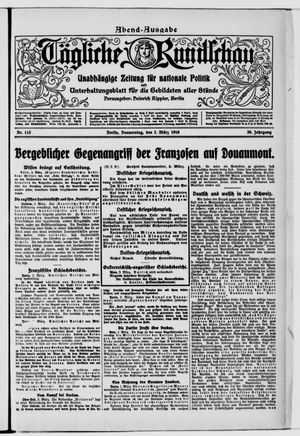 Tägliche Rundschau vom 02.03.1916