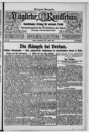 Tägliche Rundschau on Mar 4, 1916