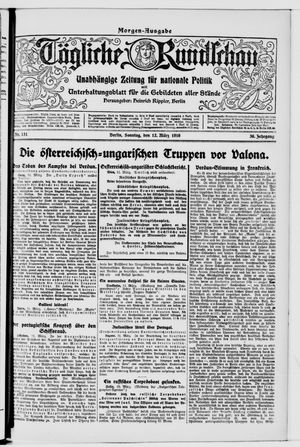 Tägliche Rundschau vom 12.03.1916