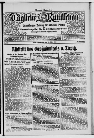Tägliche Rundschau on Mar 16, 1916