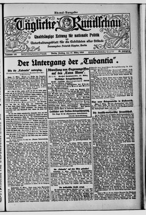 Tägliche Rundschau on Mar 17, 1916