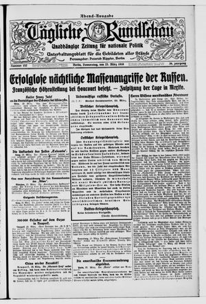 Tägliche Rundschau on Mar 23, 1916