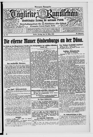 Tägliche Rundschau on Mar 24, 1916