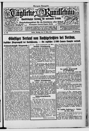 Tägliche Rundschau vom 27.03.1916