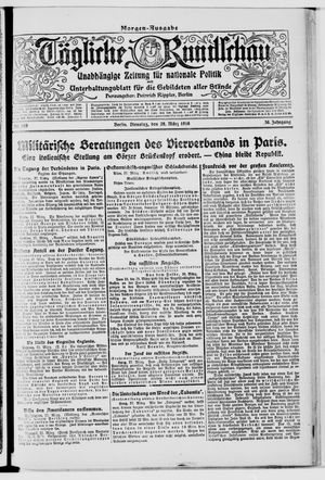 Tägliche Rundschau on Mar 28, 1916
