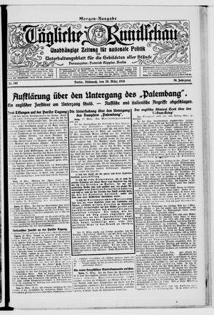 Tägliche Rundschau vom 29.03.1916