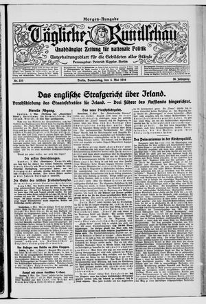 Tägliche Rundschau on May 4, 1916