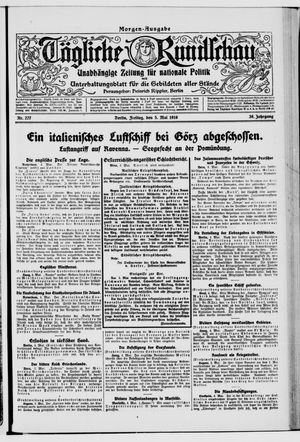 Tägliche Rundschau on May 5, 1916
