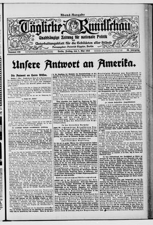 Tägliche Rundschau on May 5, 1916