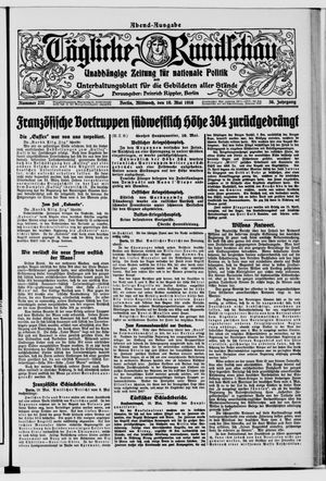 Tägliche Rundschau vom 10.05.1916