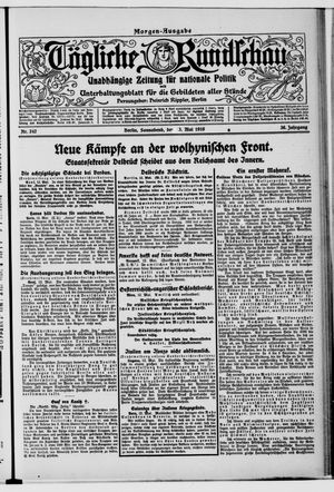 Tägliche Rundschau vom 13.05.1916