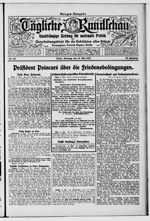 Tägliche Rundschau vom 16.05.1916