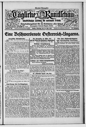 Tägliche Rundschau vom 16.05.1916