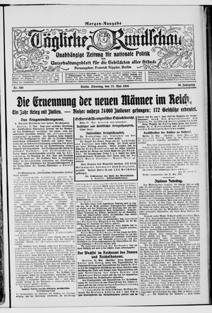 Tägliche Rundschau vom 23.05.1916