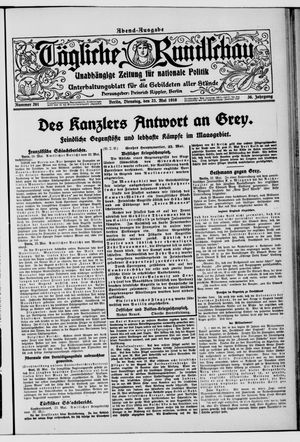Tägliche Rundschau vom 23.05.1916