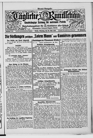 Tägliche Rundschau vom 30.05.1916