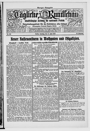 Tägliche Rundschau vom 11.06.1916