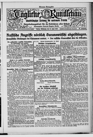 Tägliche Rundschau on Jun 14, 1916
