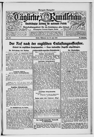 Tägliche Rundschau vom 28.06.1916