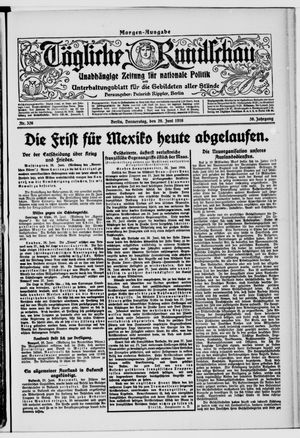 Tägliche Rundschau vom 29.06.1916