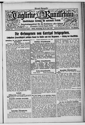 Tägliche Rundschau vom 29.06.1916