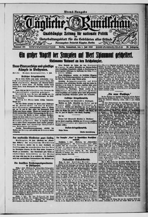 Tägliche Rundschau on Jul 1, 1916