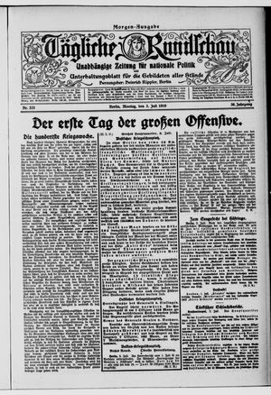 Tägliche Rundschau vom 03.07.1916