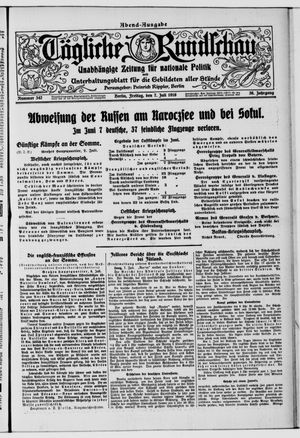 Tägliche Rundschau on Jul 7, 1916
