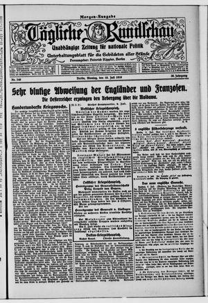 Tägliche Rundschau vom 10.07.1916