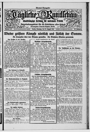 Tägliche Rundschau vom 22.08.1916