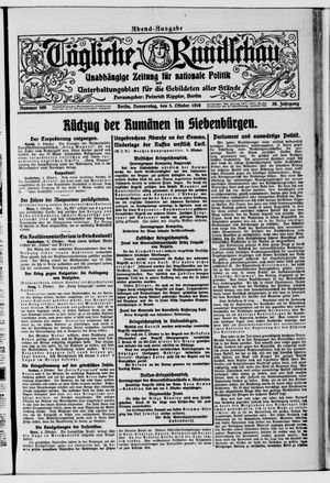 Tägliche Rundschau vom 05.10.1916