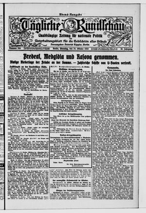 Tägliche Rundschau on Oct 24, 1916