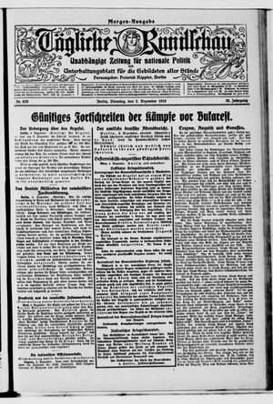 Tägliche Rundschau vom 05.12.1916