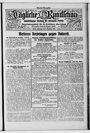 Tägliche Rundschau vom 05.12.1916